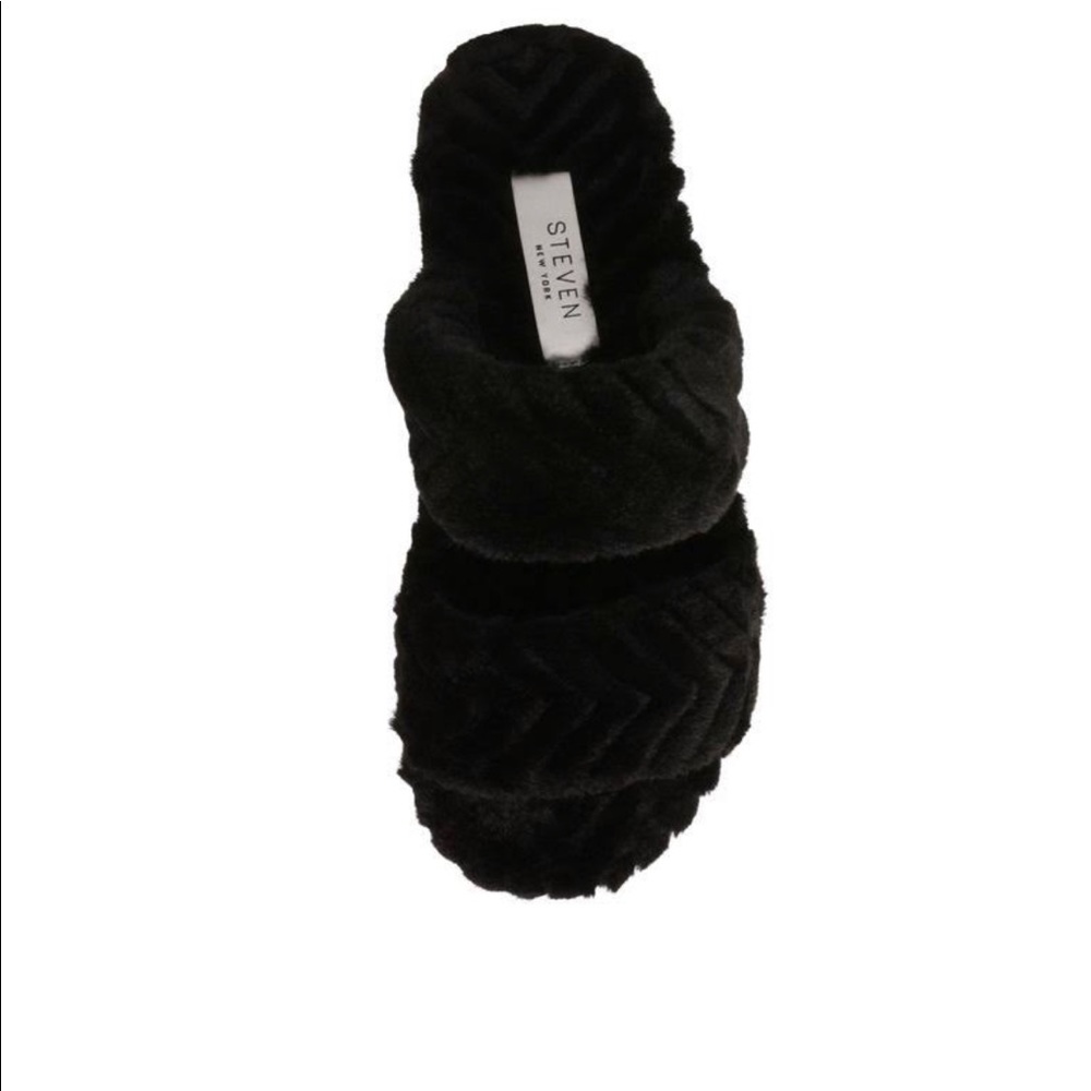 STEVEN New York french black slide Size 8 - Picture 3 of 5